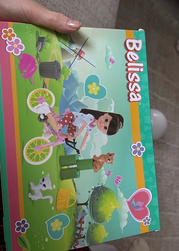 Belissa Bisikletli Bebek ve Evcil Hayvan Seti - Görsel 2