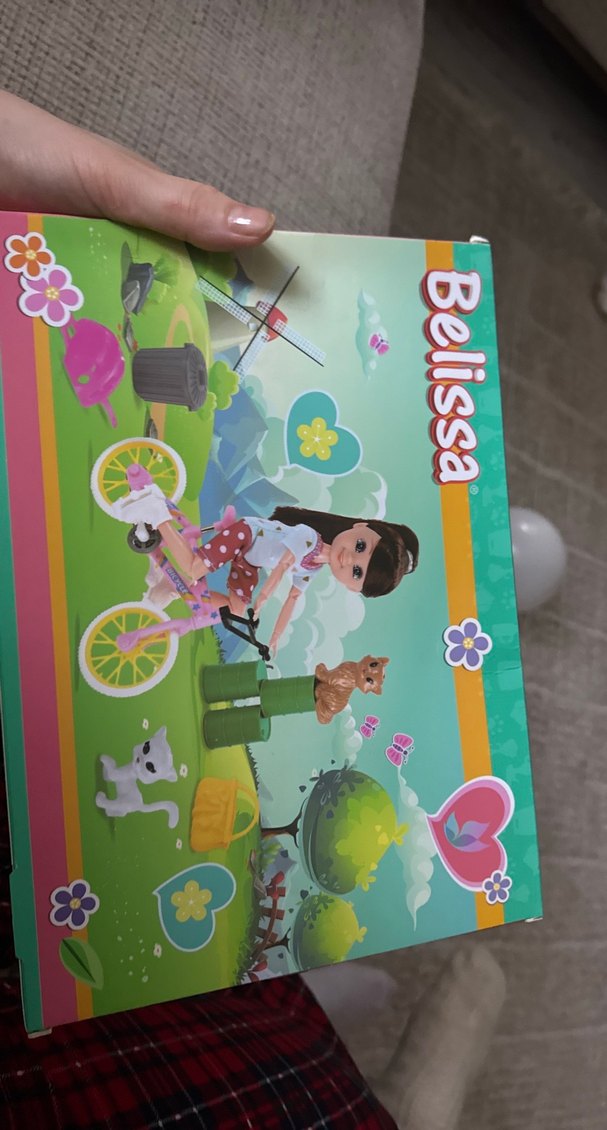 Belissa Bisikletli Bebek ve Evcil Hayvan Seti - Görsel 2