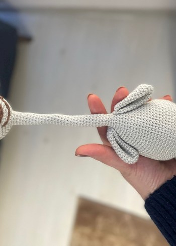 Gri El Örgüsü Peluş Oyuncak SİD - Görsel 2