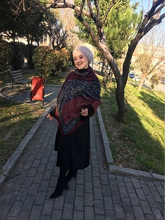 Bordo Şal