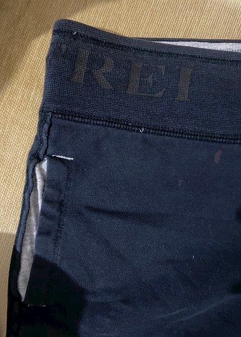 m Beden Kadın Lacivert Kemerli Mini Şort