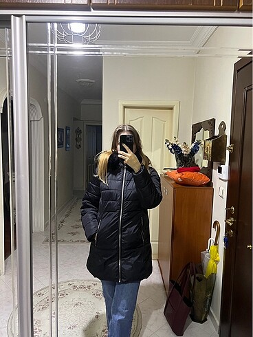 KADIN MANGO ŞİŞME MONT