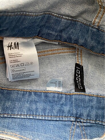 s Beden mavi Renk H&M kot tulum