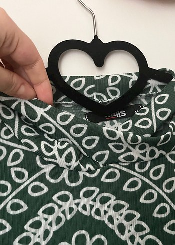 Tesettür Yeşil Elbise - Görsel 4