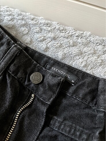 Zara mom jean siyah pantolon