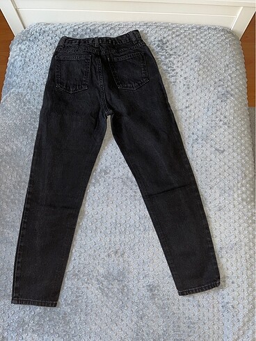 36 Beden mom jean siyah pantolon