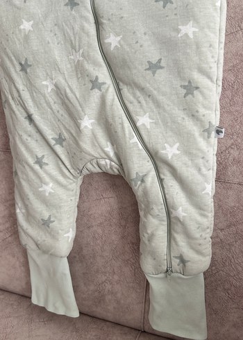 Su yeşili Yıldız Desenli Bebek Uyku Tulumu - Görsel 5