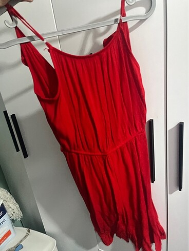 s Beden kırmızı Renk Kırmızı mini elbise