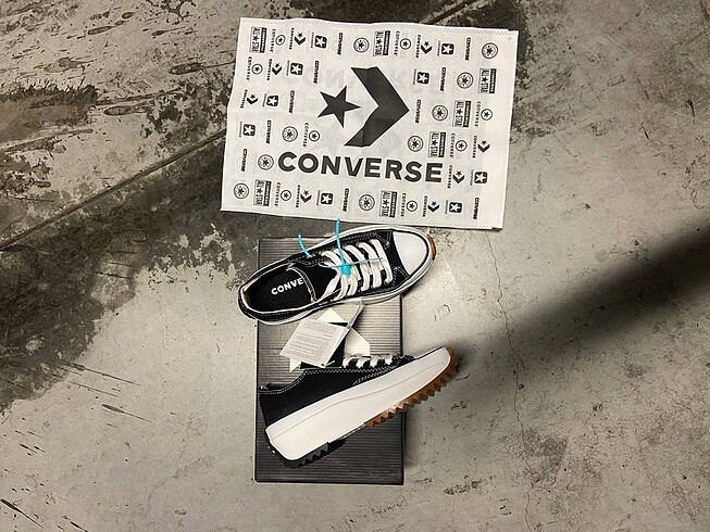 40 Beden siyah Renk CONVERSE RUN STAR 36-40 ARASI EN ÜST KALİTE