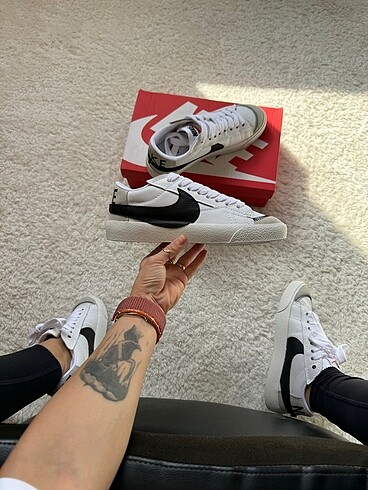 37 Beden beyaz Renk Nike blazer jumbo