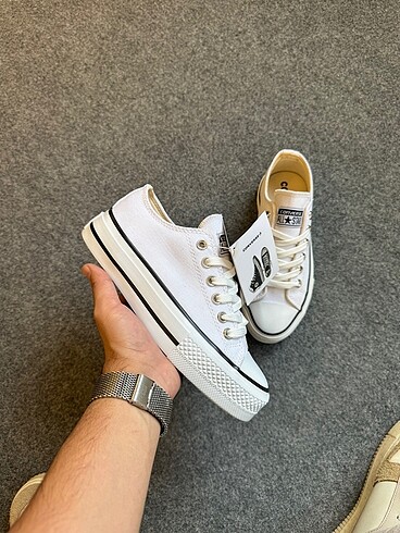 Converse lift Platfrom beyaz