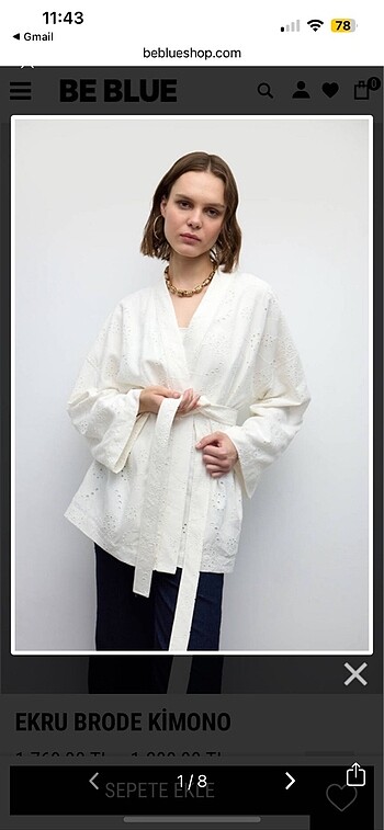 Be blue kimono