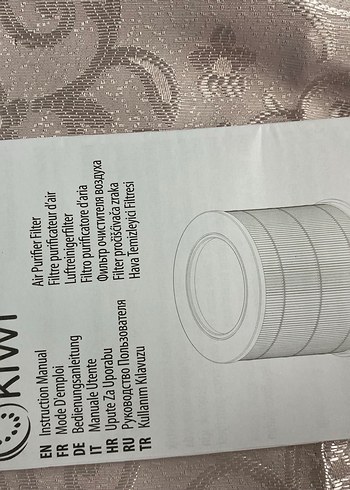 Beden Kiwi H13 HEPA Filtreli Hava Temizleyici Filtresi