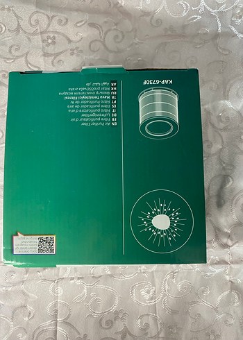 Kiwi Kiwi H13 HEPA Filtreli Hava Temizleyici Filtresi