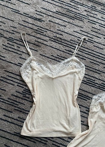 s Beden Dantel Detaylı Beyaz V-Yaka Kadın Body