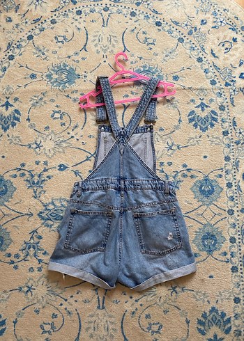 s Beden mavi Renk H&M Kot/Denim Sortlu Tulum/Salopet