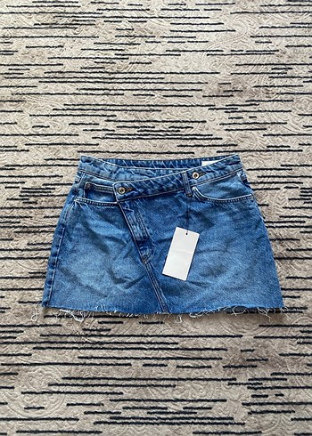 Zara Capraz Model Mini Denim/Kot Etek