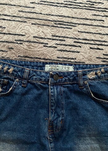 38 Beden mavi Renk Vintage Mini Denim/Kot Etek
