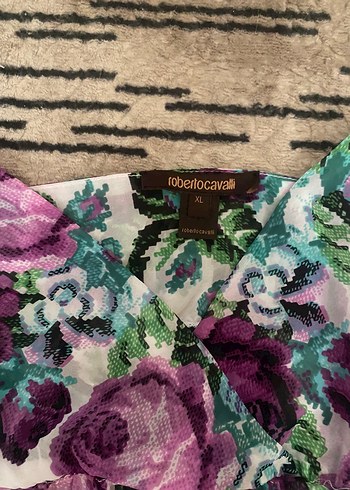 xl Beden çeşitli Renk roberto cavalli vintage cicekli elbise