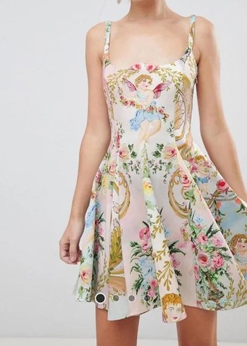 42 Beden çeşitli Renk asos cherub mini elbise