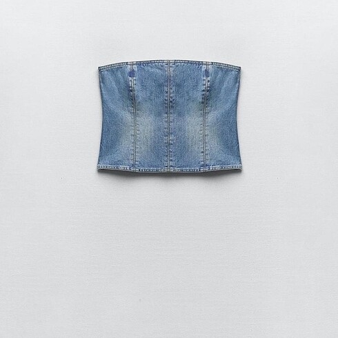 zara denim büstiyer