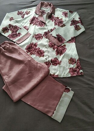 Saten pijama takımı