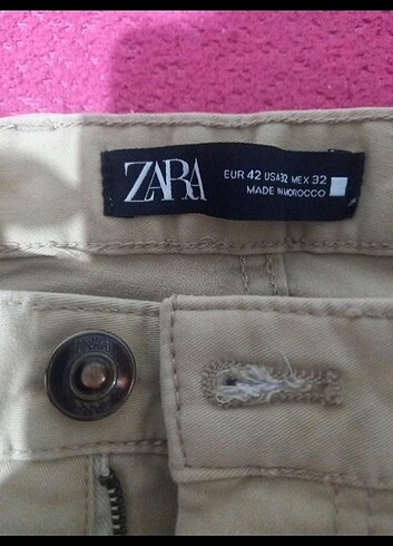 42 Beden Zara orji kot pantolon
