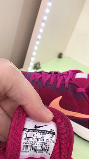 39 Beden pembe Renk Nike Spor Ayakkabı
