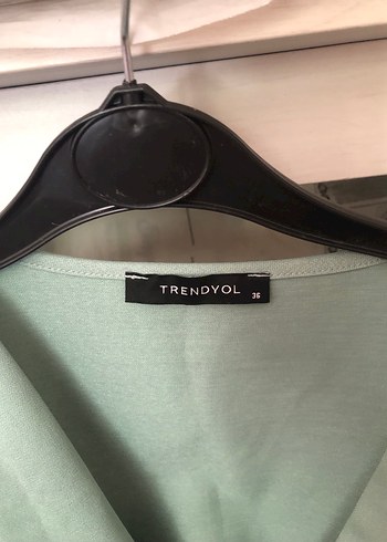 Trendyol & Milla V Yaka Midi Düğmeli Loose Fit Elbise