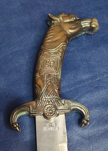 Dekoratif Kurt Başlı Kama - Görsel 6