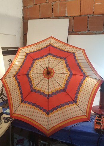 Vintage Kadın Şemsiyesi - Görsel 6