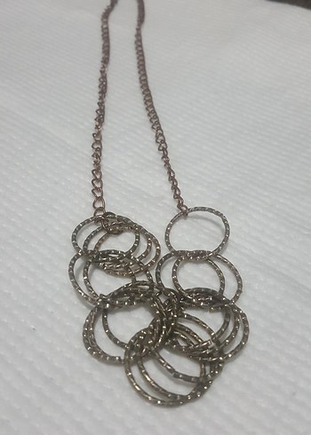 Yılan Desenli Zincir Detaylı Kadın Kolye - Görsel 2