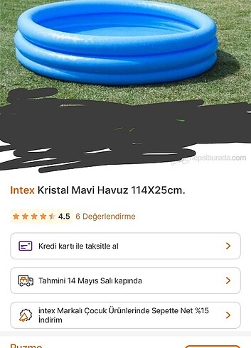 Diğer Şişme havuz