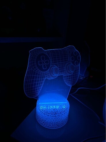 PLAY STATİON RENKLİ IŞIKLANDIRMA gece lambası - Görsel 3