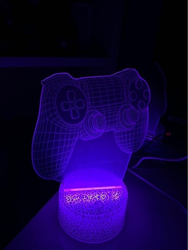 PLAY STATİON RENKLİ IŞIKLANDIRMA gece lambası - Görsel 7