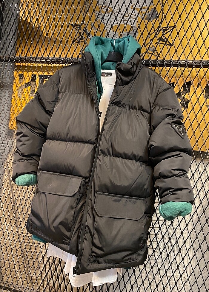 Prada kışlık mont su yağmur geçirmez - Görsel 2