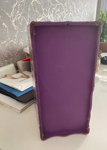 Mor Çiçek Desenli ahşap düzenleyici - Görsel 8