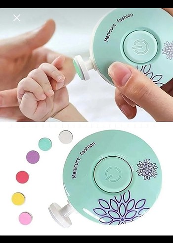 Elektrikli Manikür Seti - Bebek ve Yetişkin - Görsel 3