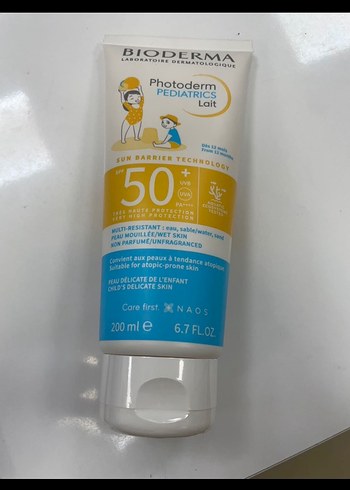 Bioderma Photoderm Pediatrics Güneş Koruyucu Süt SPF 50 bebek - Görsel 2