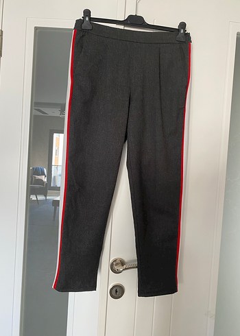 Kadın yüksek bel kumaş pantolon - Görsel 6