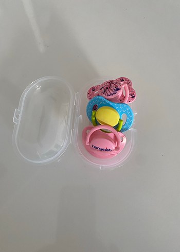 Renkli Bebek Emzik Seti, 3 adet weebayb - Görsel 5