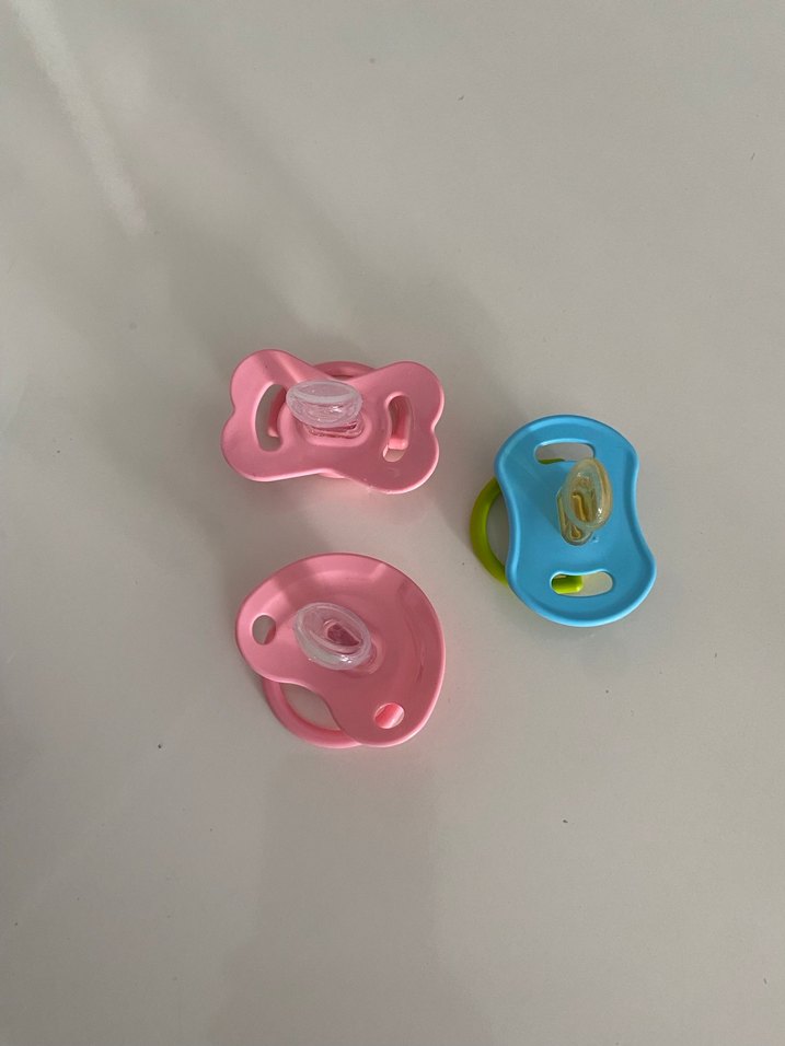 Renkli Bebek Emzik Seti, 3 adet  weebayb - Görsel 4