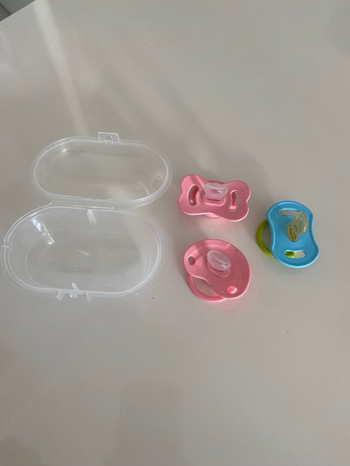 Renkli Bebek Emzik Seti, 3 adet  weebayb - Görsel 3
