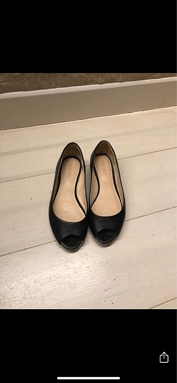 Nine West Ninewest 35 numera siyah babet