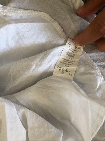 Kız bebek beyaz elbise - Görsel 4