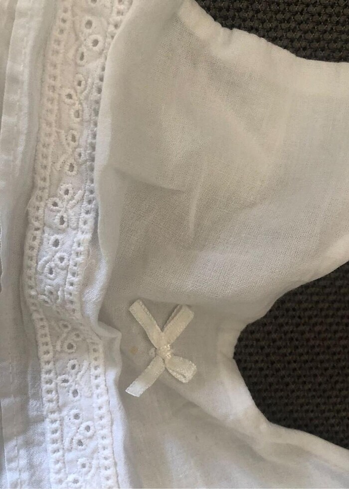 Kız bebek beyaz elbise - Görsel 2