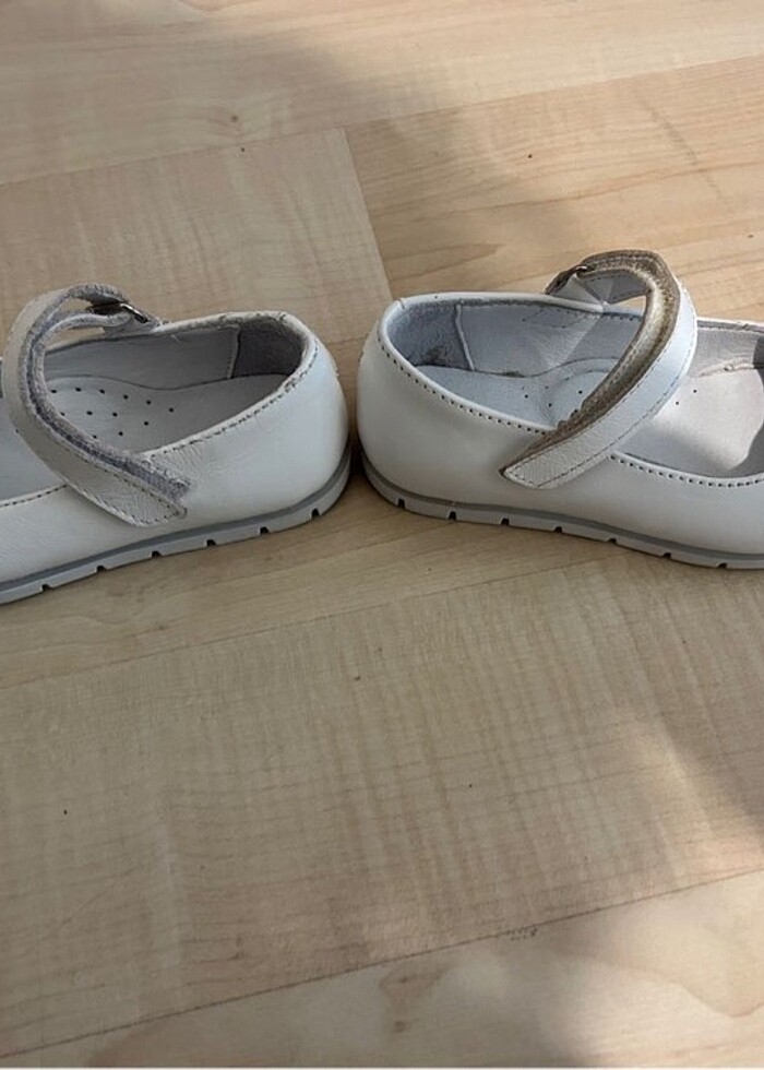 Beyaz babet ayakkabı - Görsel 5