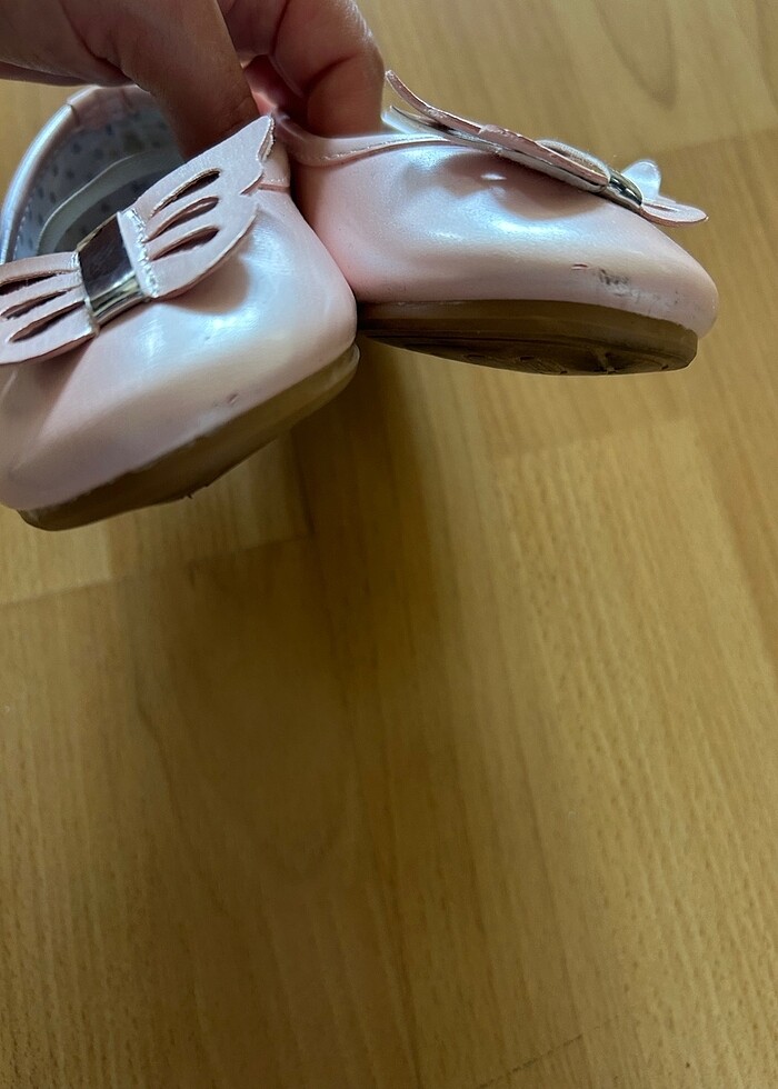 Kız çocuk pembe babet - Görsel 3