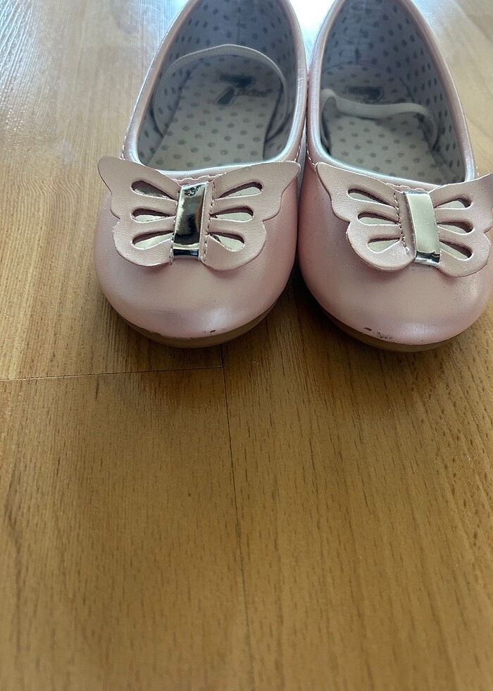 Kız çocuk pembe babet - Görsel 2