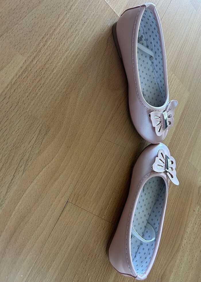 Kız çocuk pembe babet - Görsel 4